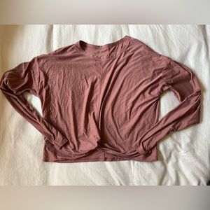 Old Navy cropped long sleeve top